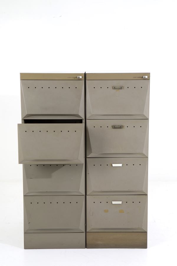 ETTORE SOTTSASS - Pair of OLIVETTI Synthesis filing cabinets