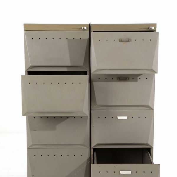 ETTORE SOTTSASS - Pair of OLIVETTI Synthesis filing cabinets