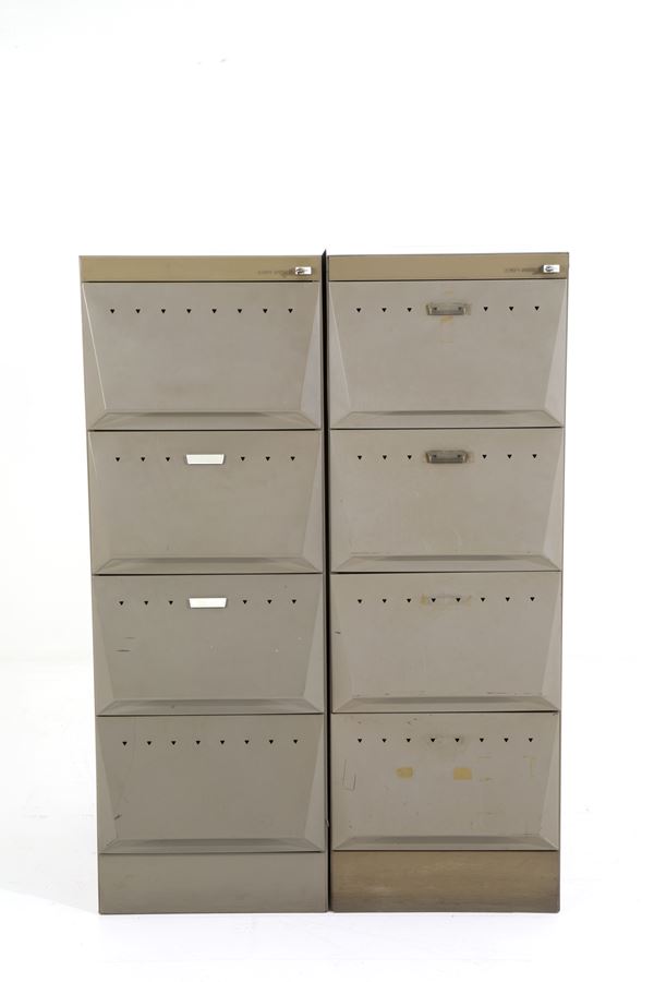 ETTORE SOTTSASS - Pair of OLIVETTI Synthesis filing cabinets