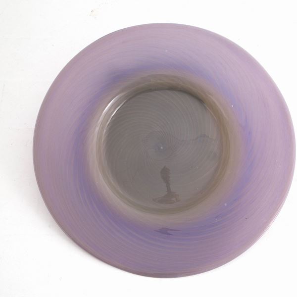 Large Murano glass plate