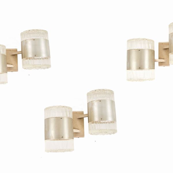 Three wall lamps mod. Illinois