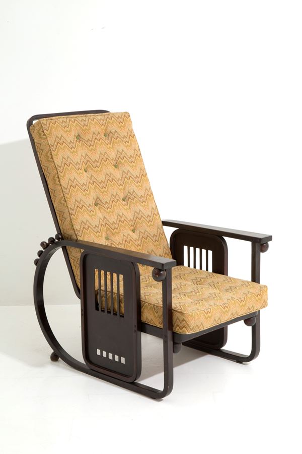 JOSEF HOFFMANN - 669 Morris or Sitzmaschine armchair for KOHN