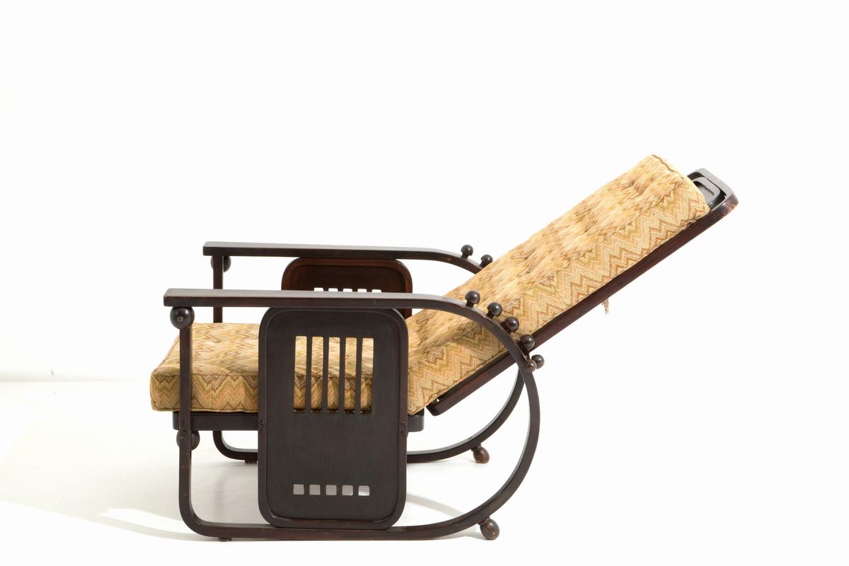 Josef Hoffmann - Poltrona 669 Morris o Sitzmaschine per Kohn