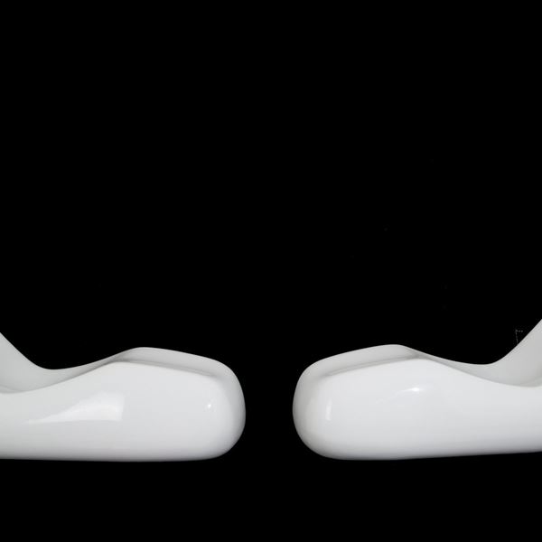 ALBERTO ROSSELLI - Pair of Moby Dick chaise longues for SAPORITI