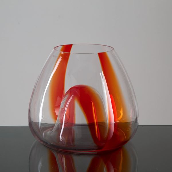 CARLO NASON - Vaso in vetro di Murano