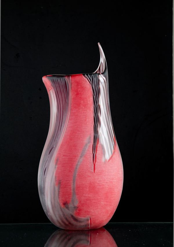 LEONE PANISSON - Glass paste vase