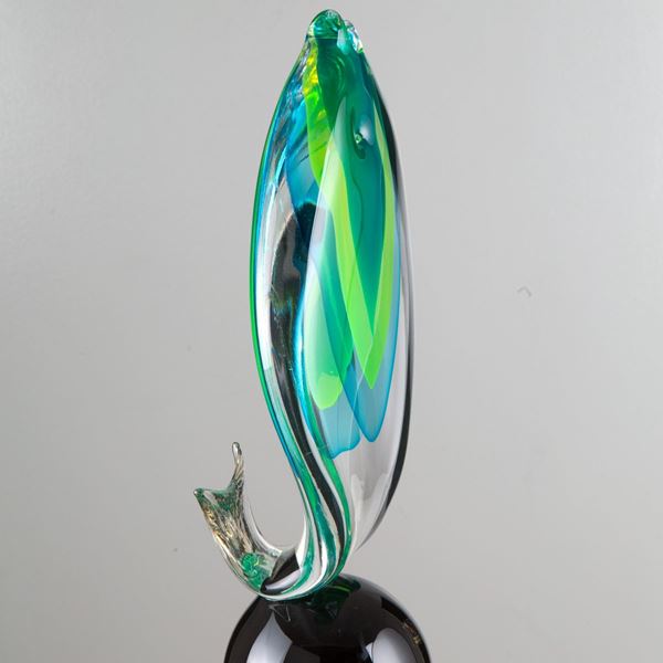 Murano glass sculpture "FISH"