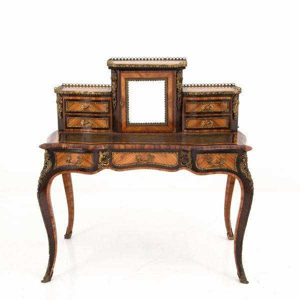 Desk with stand