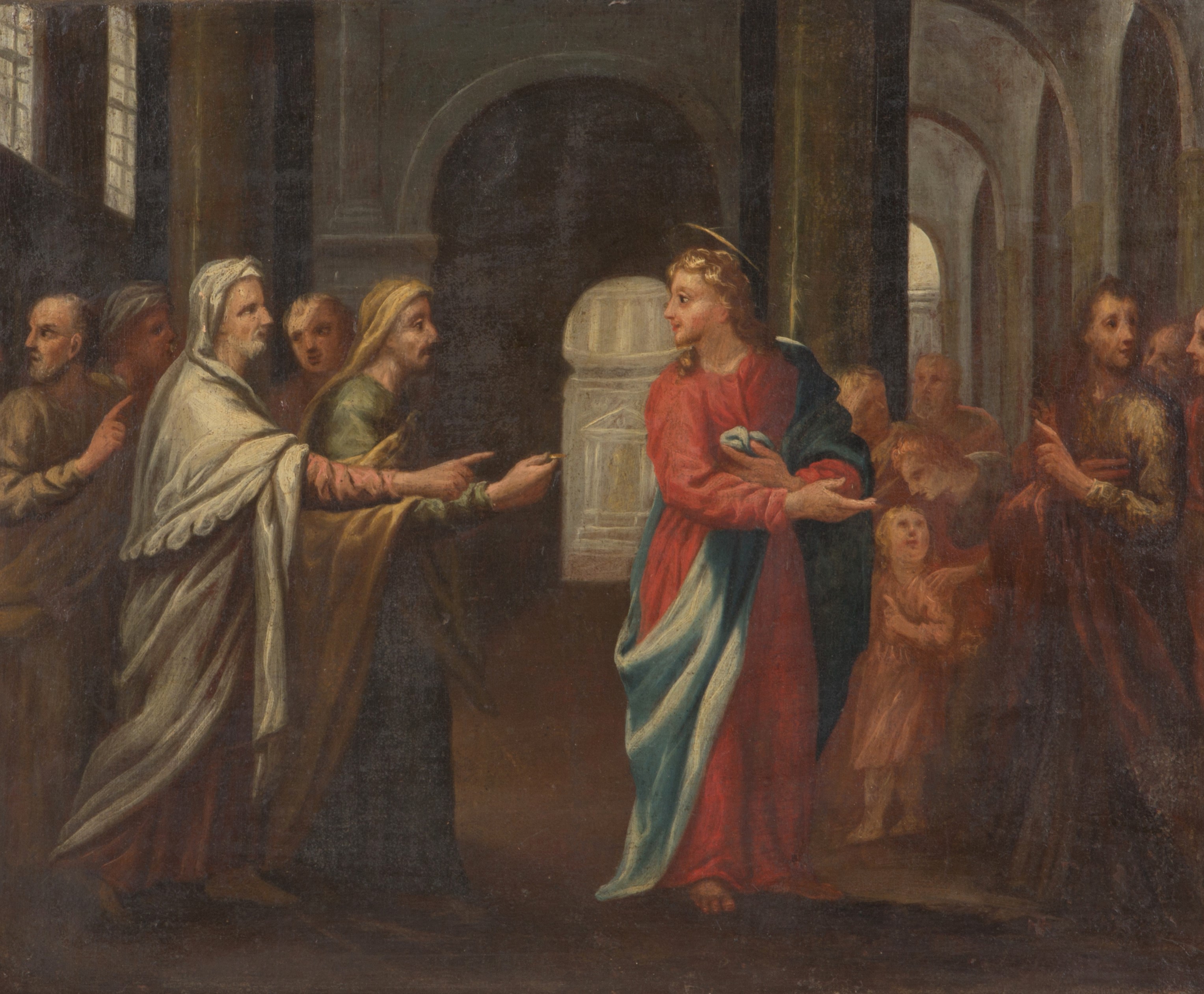 Quattro Dipinti "scene Religiose"