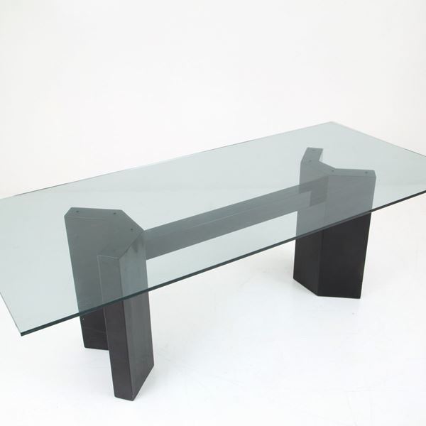 Table with glass top