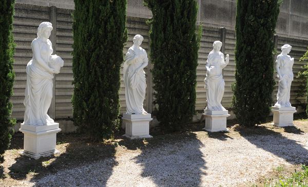 Four sculptures "SEASONS"