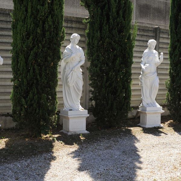 Four sculptures "SEASONS"