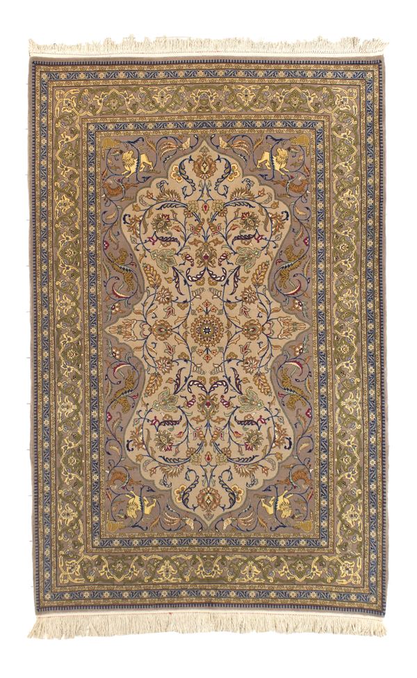 Qum carpet. Persia