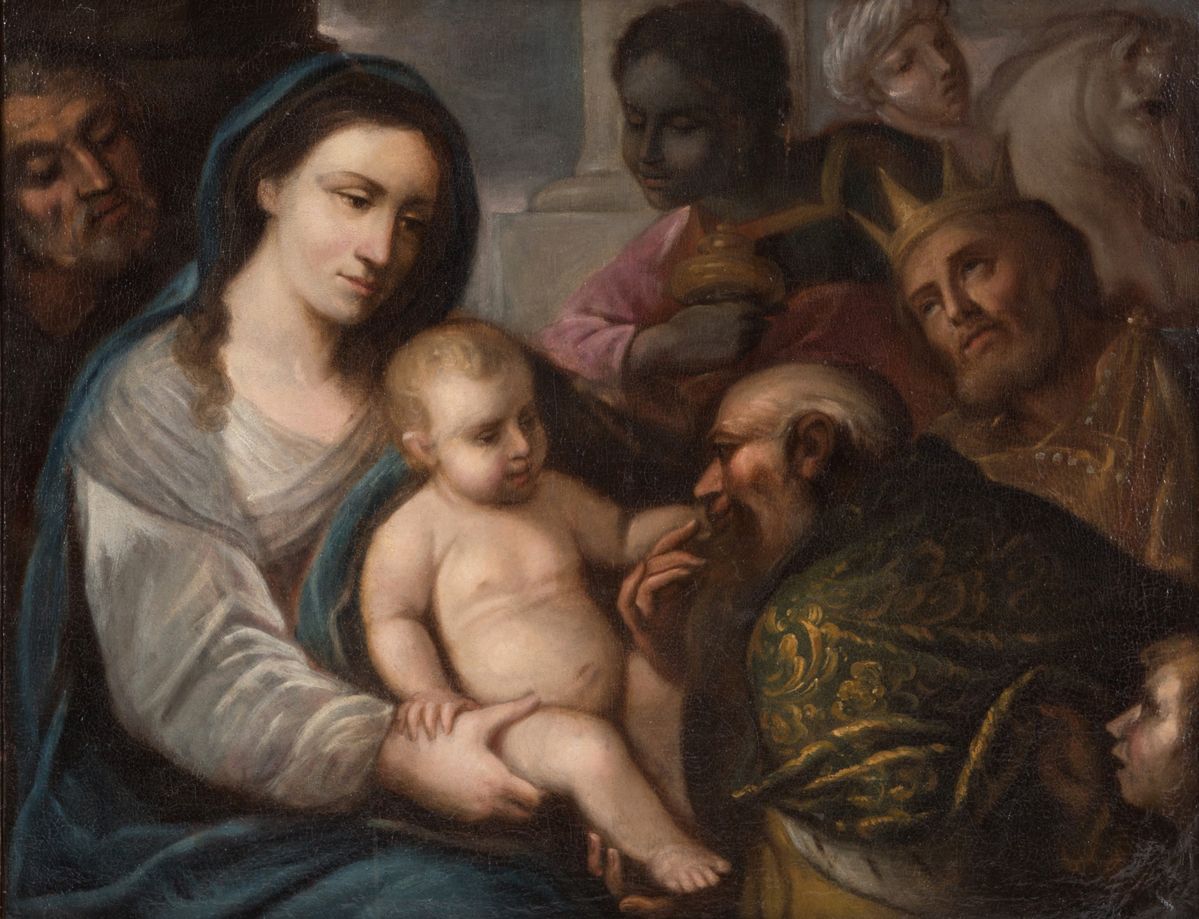 Dipinto "adorazione dei Magi"
