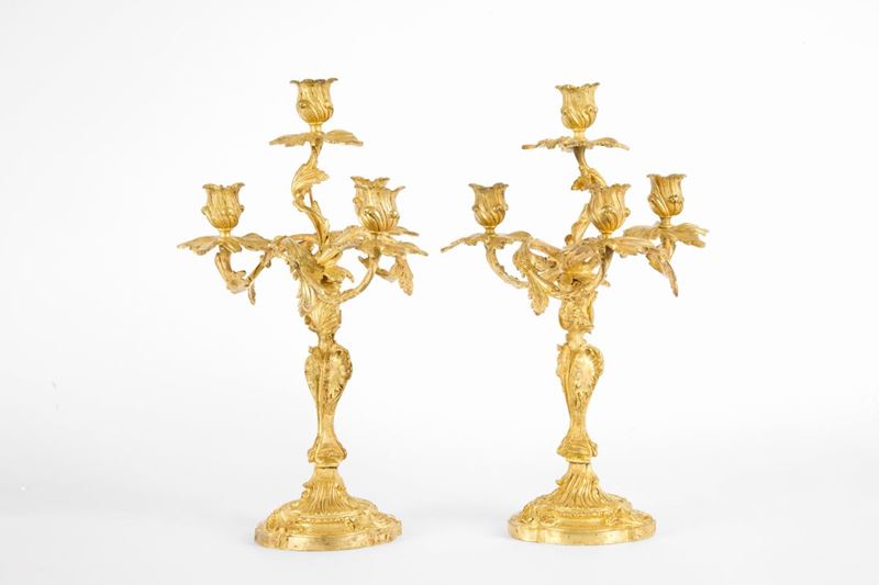 Coppia di candelabri