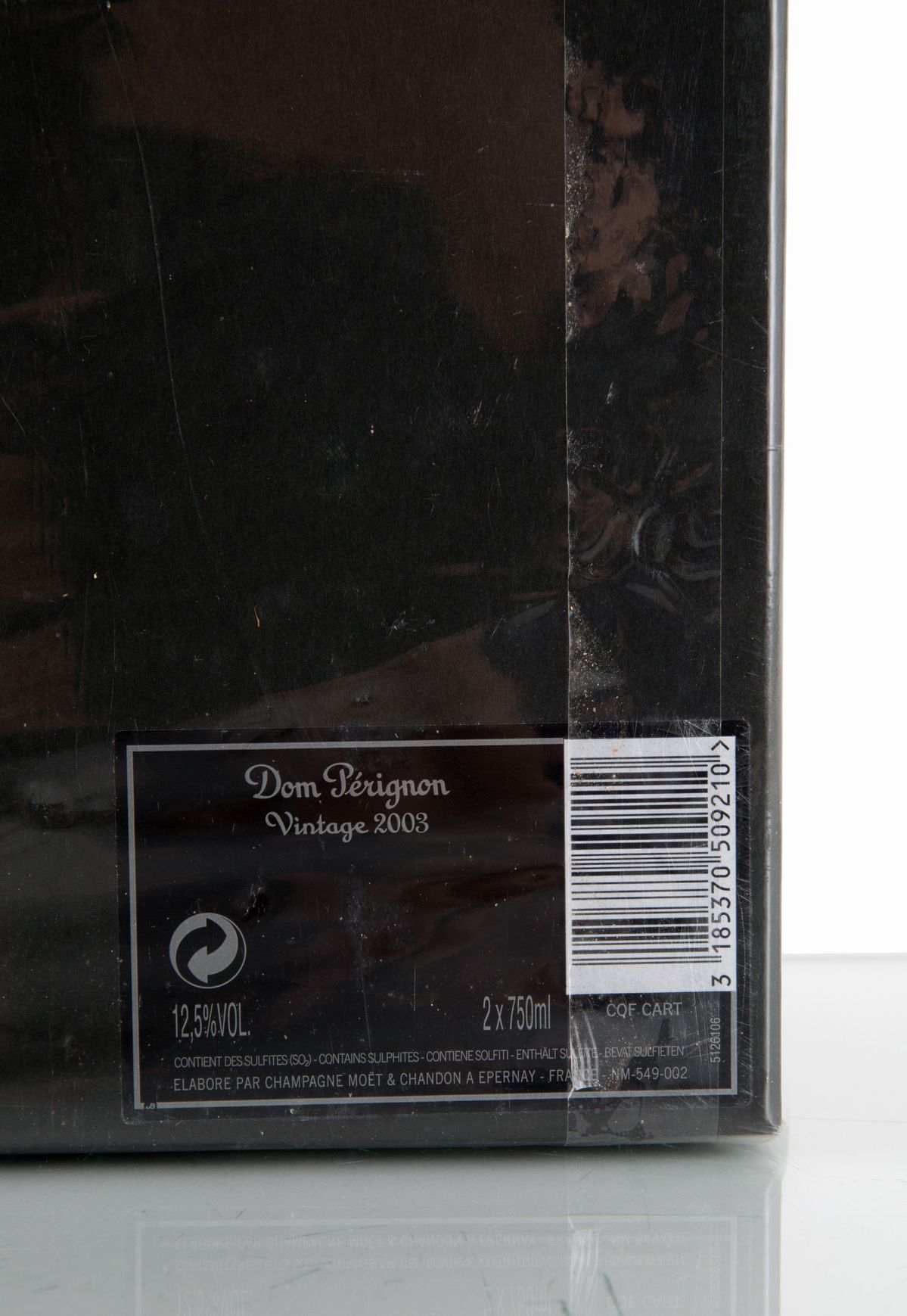 Dom Pérignon 2003 (2 Bt). Cofanetto Originale