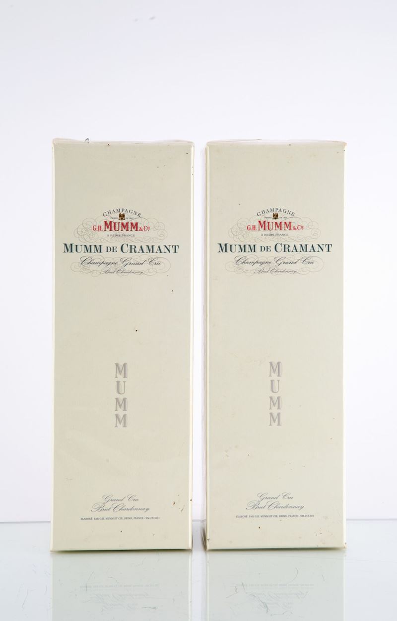G.h. Mumm & Co. 1990 (2 Bt). Cofanetti Sigillati