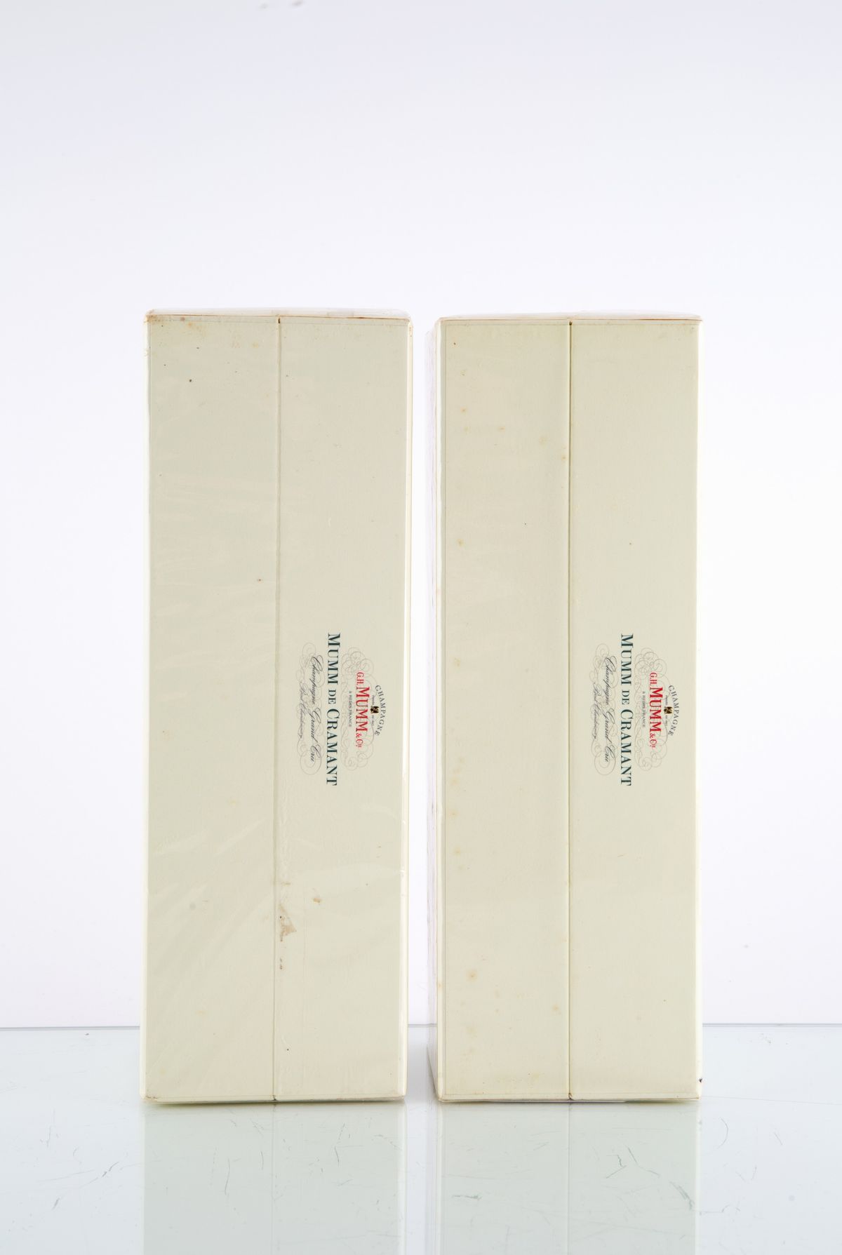 G.h. Mumm & Co. 1990 (2 Bt). Cofanetti Sigillati