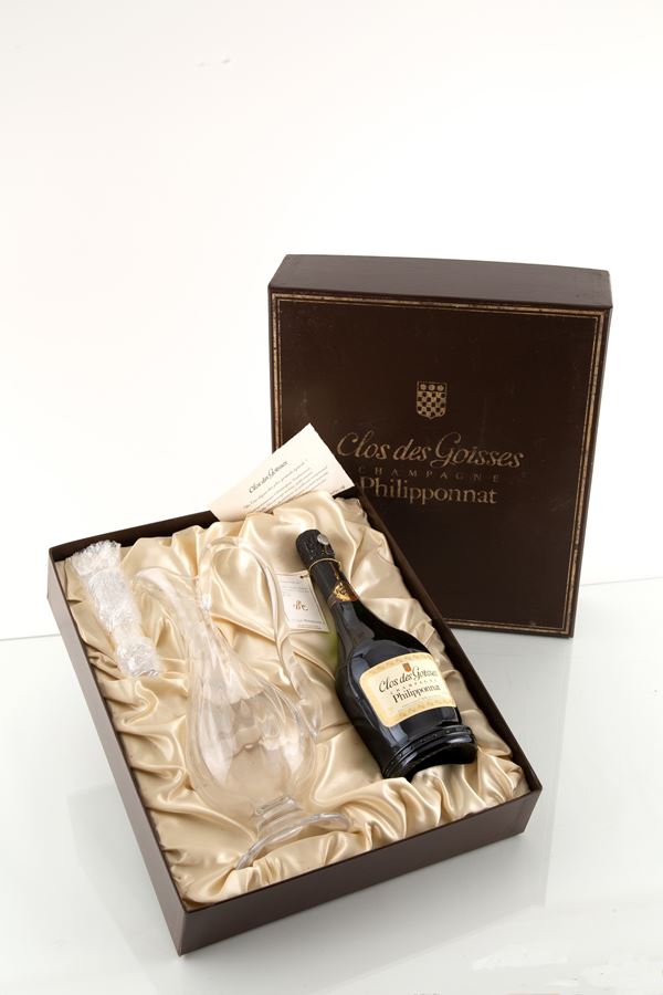 Philipponnat, Champagne Clos de Goisses 1995 (1 bt). Cofanetto originale