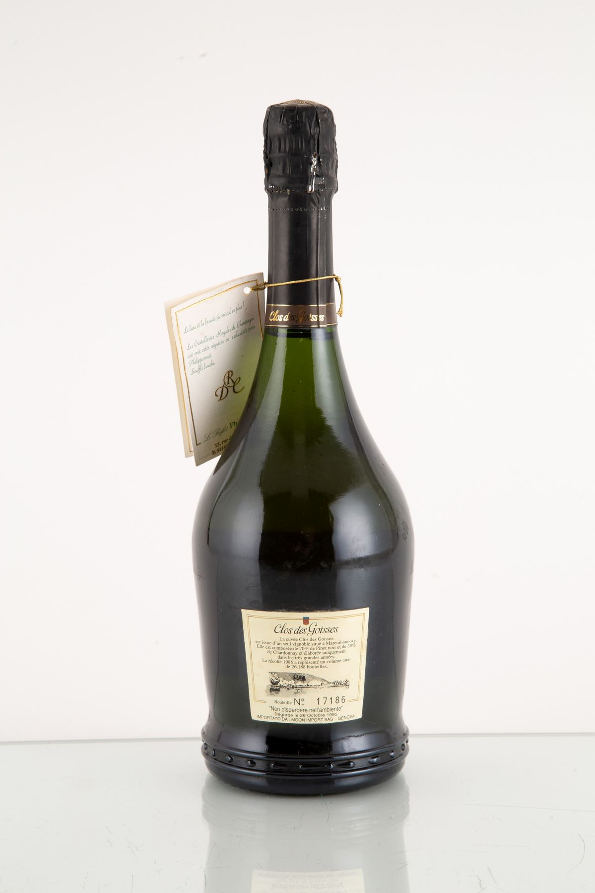 Philipponnat, Champagne Clos De Goisses 1995 (1 Bt). Cofanetto Originale