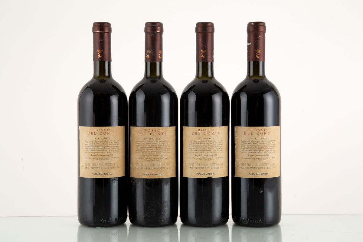 Rosso del Conte Tenuta Regaleali 1991 (4 Bt)