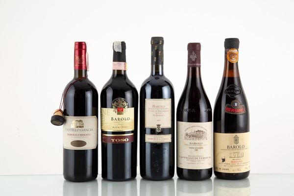 Selection of Barolo Vintage (5 bt)