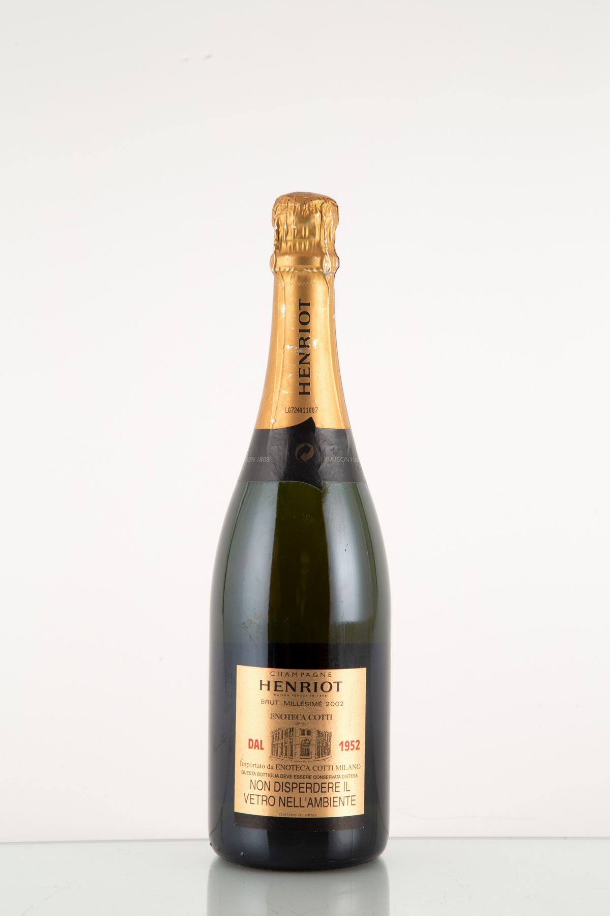Champagne Henriot Rosé Millésimé 2002 (1 Bt)