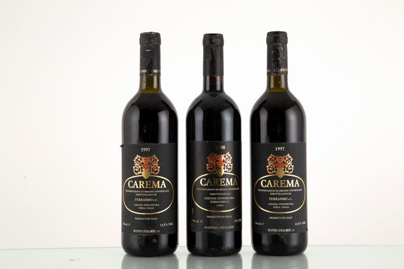 Carema 'etichetta Nera' Ferrando 1995 (1bt) e 1997 (2bt)