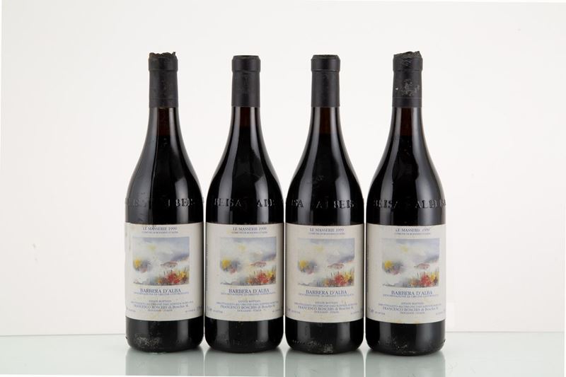 Barbera D'alba Francesco Boschis le Masserie 1999 (4 Bt)