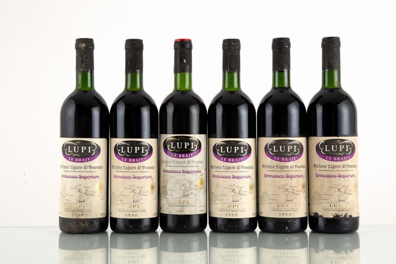 Lupi le Braje Ormeasco Superiore 1990 (6 Bt)