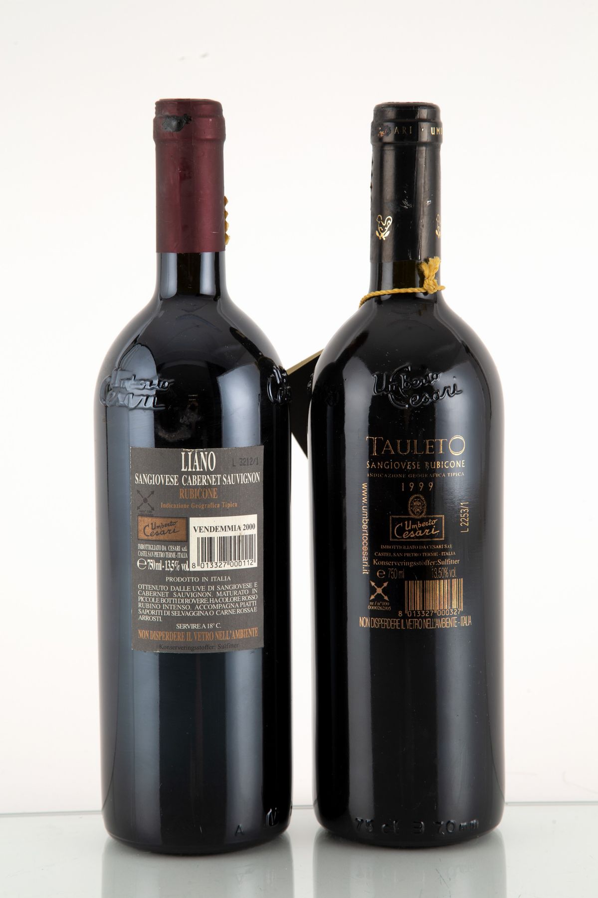 Umberto Cesari Tauleto 1999 e Liano Sangiovese 2000 (2 Bt)