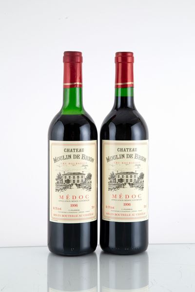 Medoc Chateau Moulin De Brion Cru Bourgeois 1996 (2 Bt)