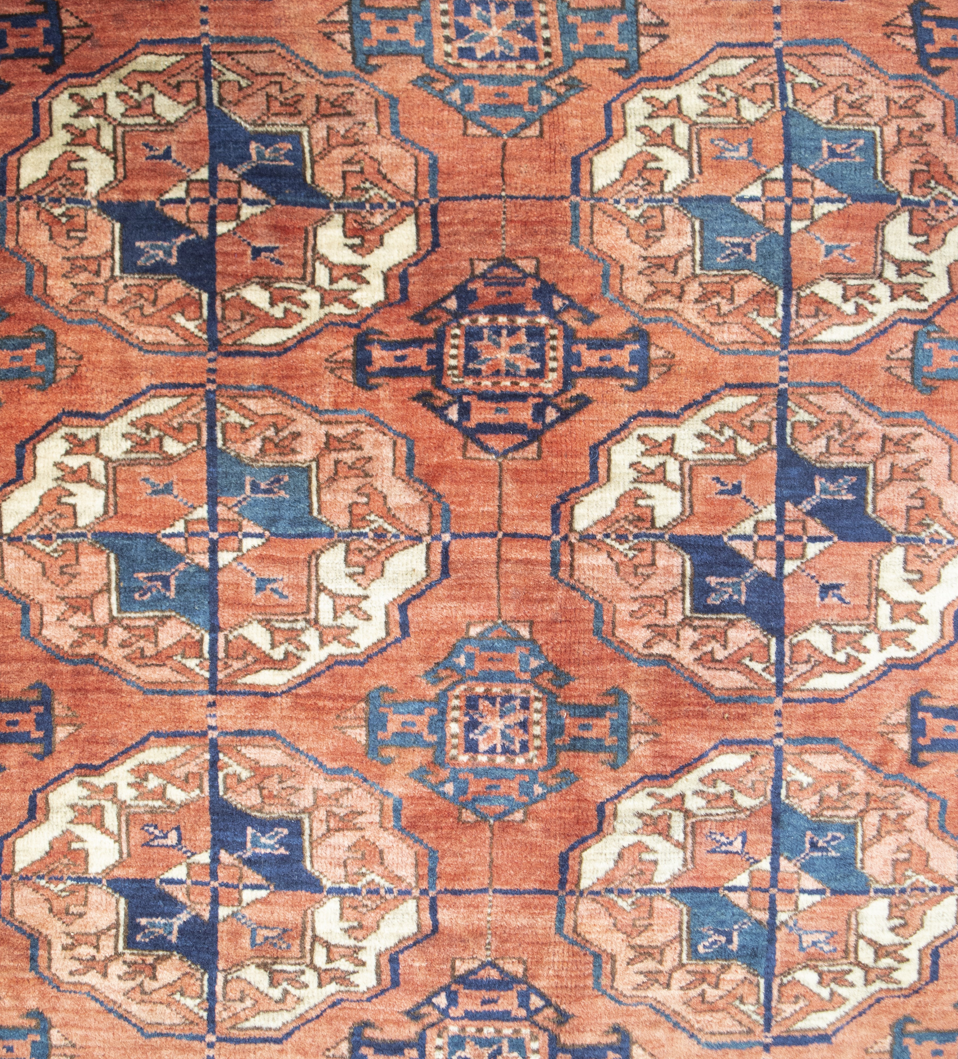 Tekkè Main Carpet. Turkestan Occidentale