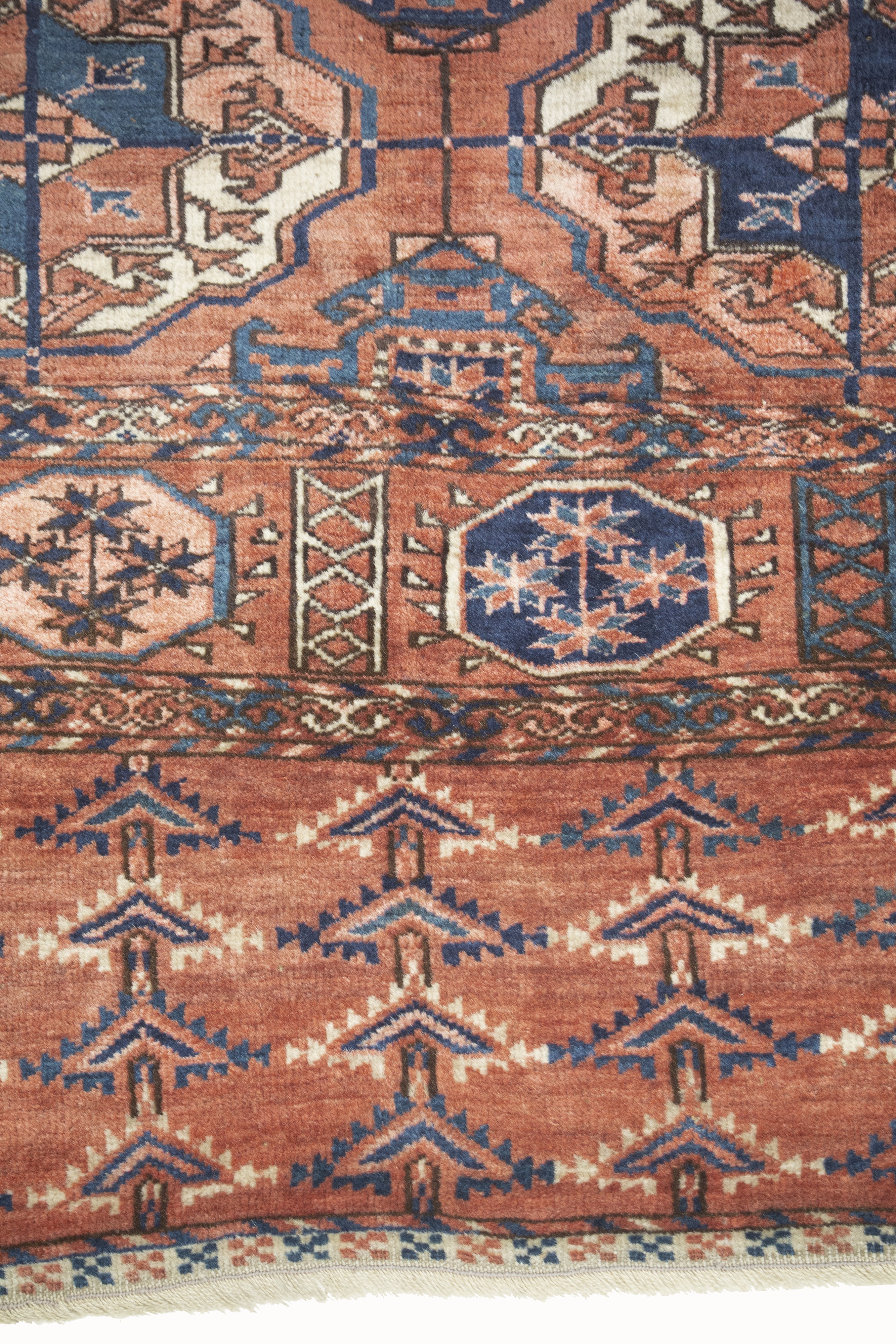 Tekkè Main Carpet. Turkestan Occidentale