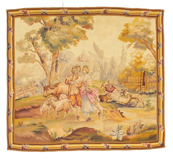 Tapestry in wool and silk. France