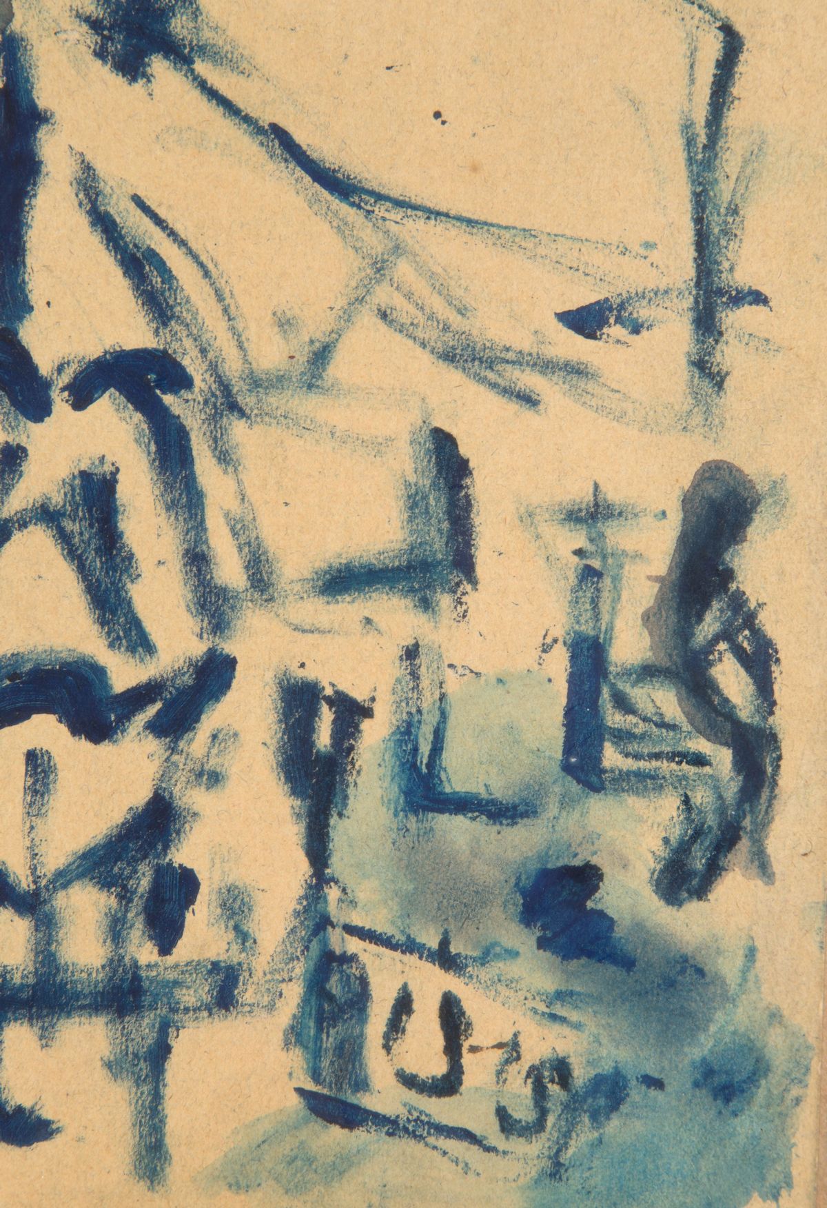 Filippo De Pisis - Dipinto "asino con Calesse"