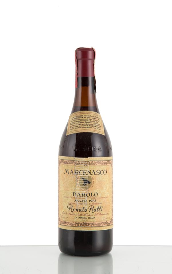 Barolo Marcenasco 1985 (1 bt)  - Auction  MILANO DECOR - Antiques, Fine Art, Wine & Design Auction - Viscontea Casa d'Aste