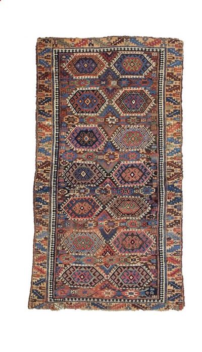 Tappeto Jaf, Persia, seconda metà del XIX secolo (vello), 222×115 cm ca.
