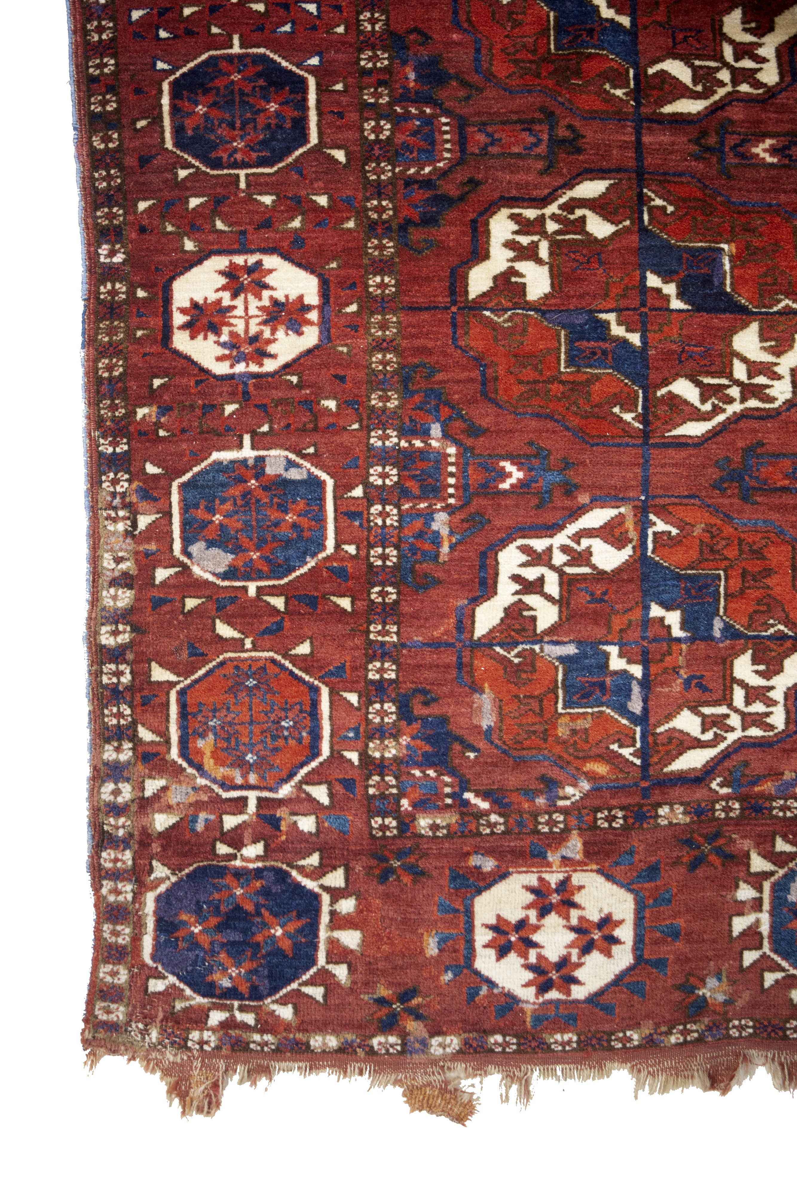 Tekkè main carpet. Turkestan Occidentale