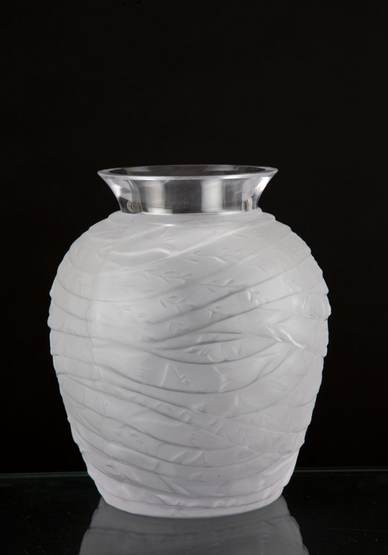 Vaso Trasparente. Cristallerie De Haute Bretagne