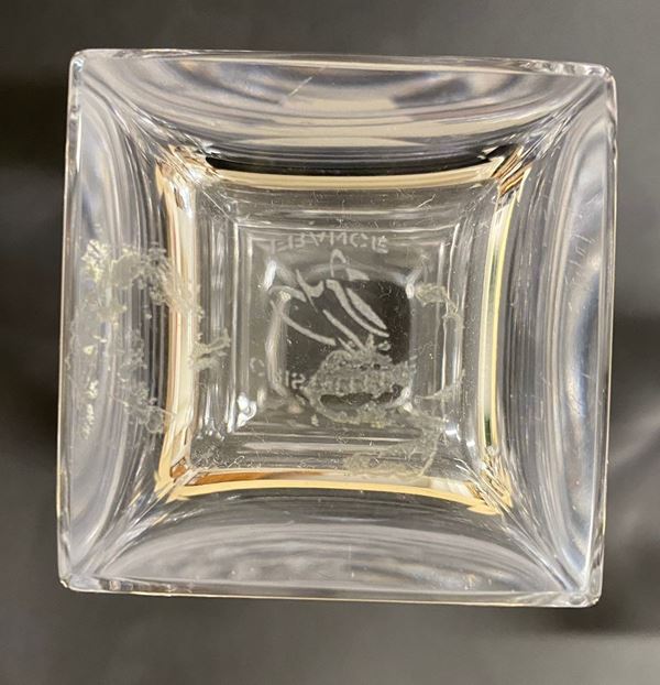 Coppia di vasi trasparenti. CRISTALLERIE DE HAUTE BRETAGNE - Asta MILANO  DECOR - Antiques, Fine Art, Wine & Design Auction - Viscontea Casa d'Aste