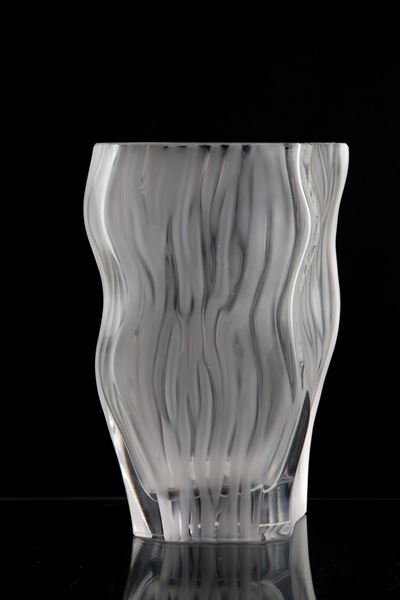 Vaso a Onde. Cristallerie De Haute Bretagne