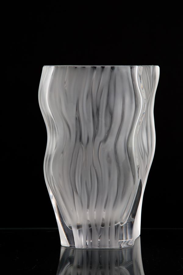Vaso a onde. CRISTALLERIE DE HAUTE BRETAGNE