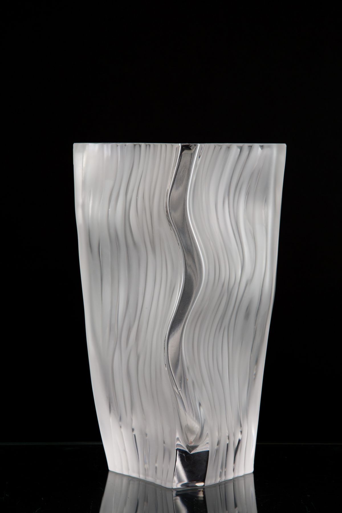 Vaso a Onde. Cristallerie De Haute Bretagne