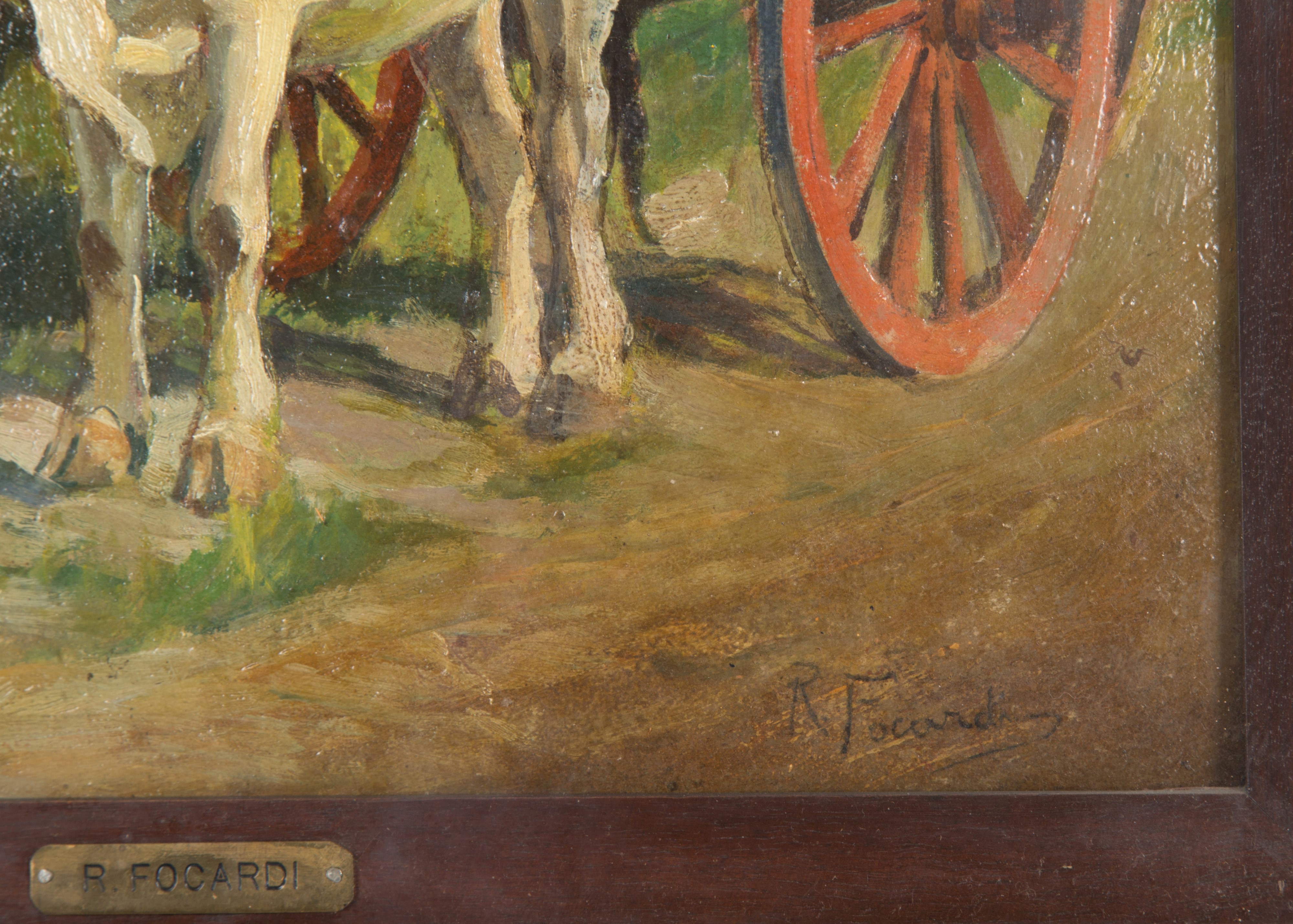 Dipinto "CARRO CON BUOI"