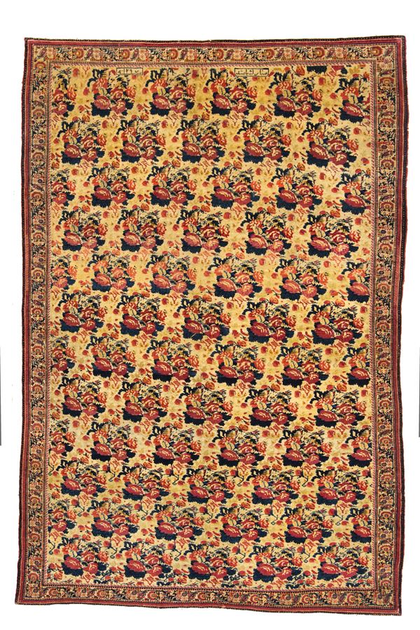Zil-i Sultan carpet. Persia. Signed and dated