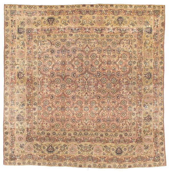 Kirman Laver Symorgh carpet. Persia