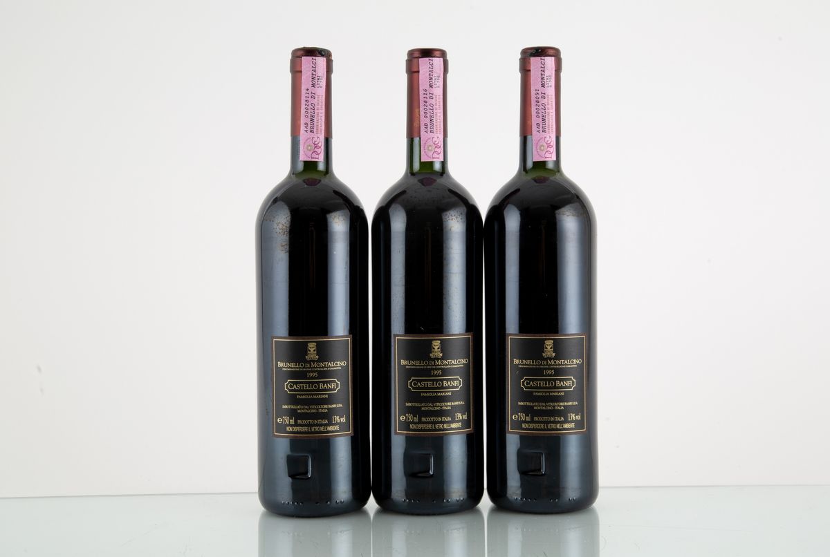 Castello Banfi Brunello di Montalcino D.o.C.g. 1995 (3 Bt)