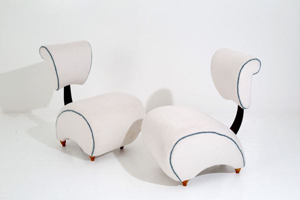 JORDAN MOZER - Pair of armchairs