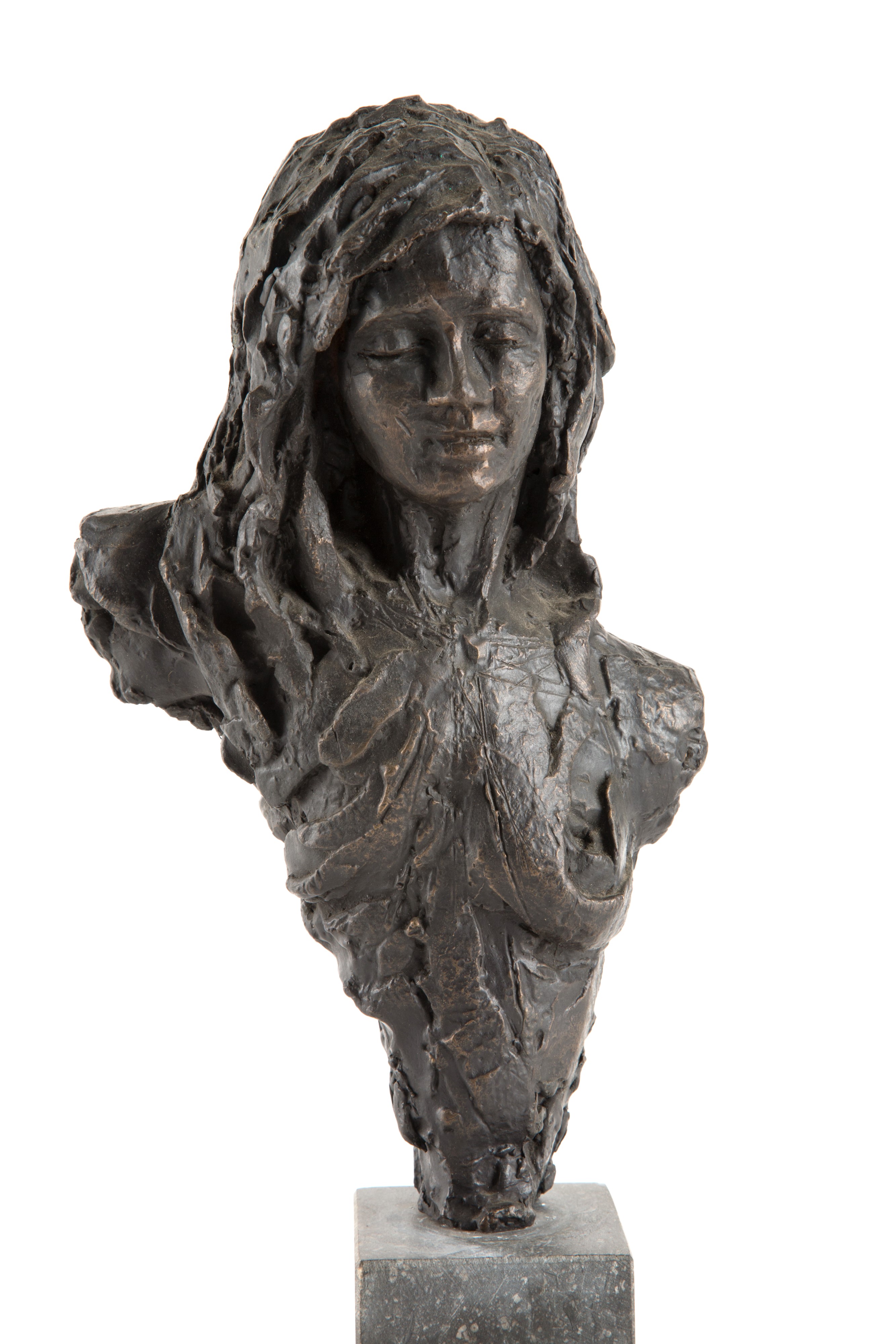 Scultura in Bronzo "busto di Donna"